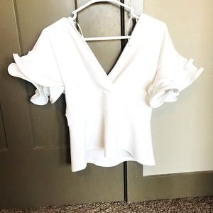 Never worn fun sleeves blouse